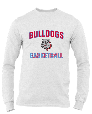 Socorro Bulldogs Basketball #1 Men's LS T-Shirt