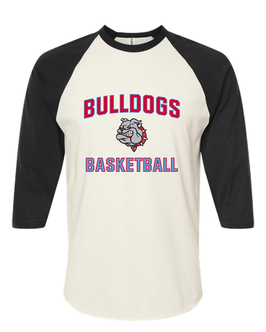 Socorro Bulldogs Basketball #1 Women's Baseball T-Shirt