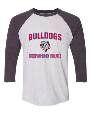 Socorro Bulldogs Marching Band Women's Baseball T-Shirt