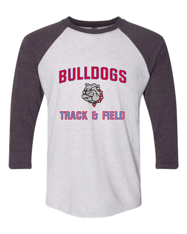 Socorro Bulldogs Track & Field Men's Baseball T-Shirt