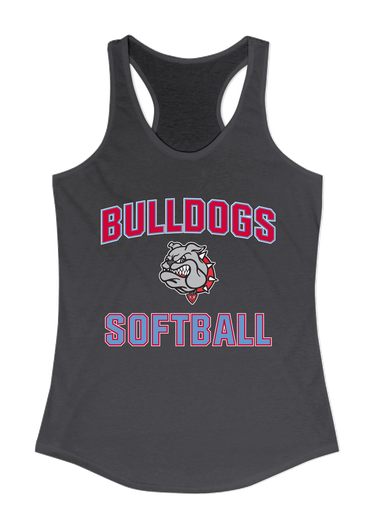 Socorro Bulldogs Softball #1 Women's Tank Top