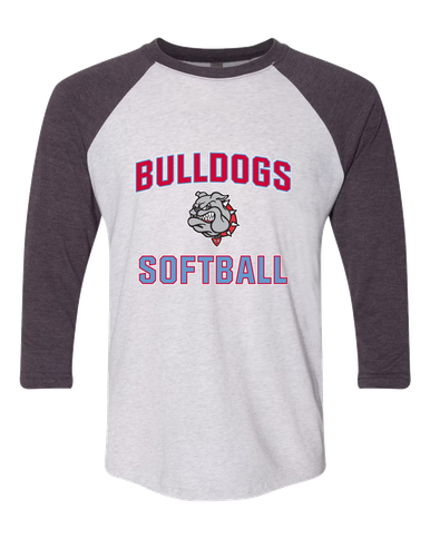Socorro Bulldogs Softball #1 Women's Baseball T-Shirt