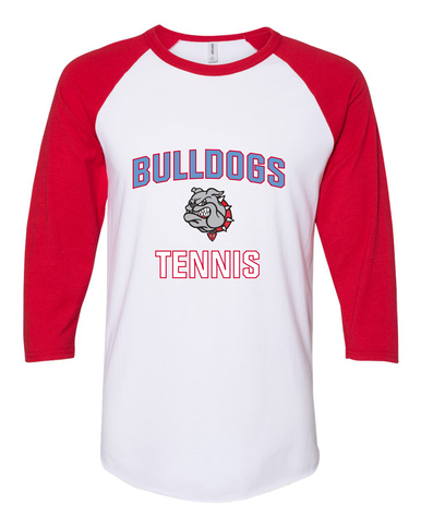 Socorro Bulldogs Tennis Men's Baseball T-Shirt