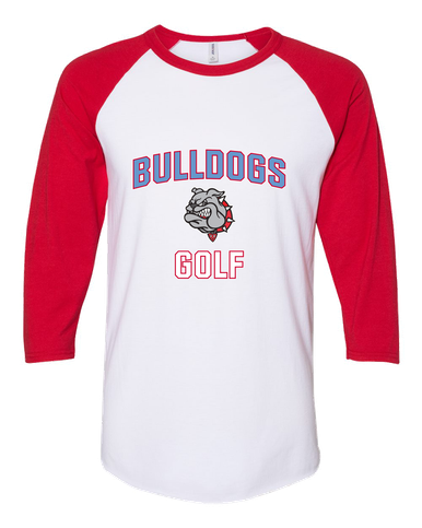 Socorro Bulldogs Golf Women's Baseball T-Shirt
