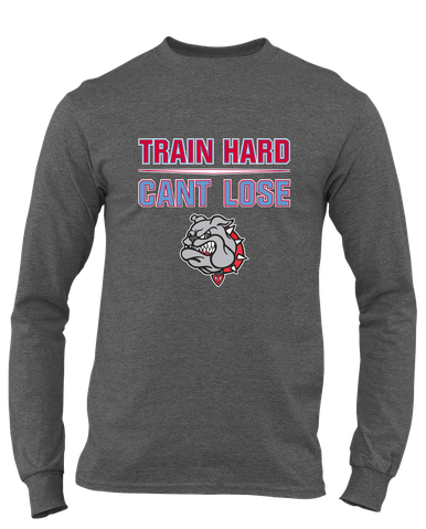 Socorro Bulldogs Train Hard, Can't Lose Men's LS T-Shirt
