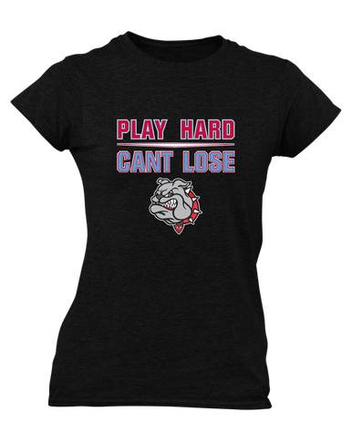 Socorro Bulldogs Play Hard, Can't Lose Women's Premium SS T-Shirt