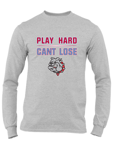 Socorro Bulldogs Play Hard, Can't Lose Men's LS T-Shirt