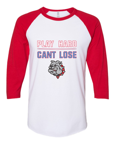 Socorro Bulldogs Play Hard, Can't Lose Men's Baseball T-Shirt