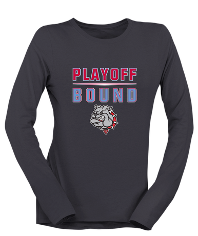Socorro Bulldogs Playoff Bound Women's LS T-Shirt