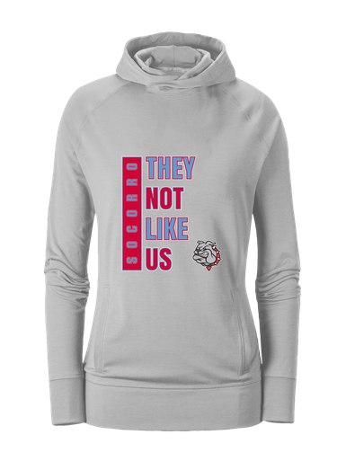 Socorro Bulldogs They Not Like Us #1 Women's Hoodie