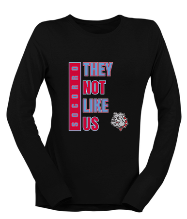 Socorro Bulldogs They Not Like Us #1 Women's Premium LS T-Shirt