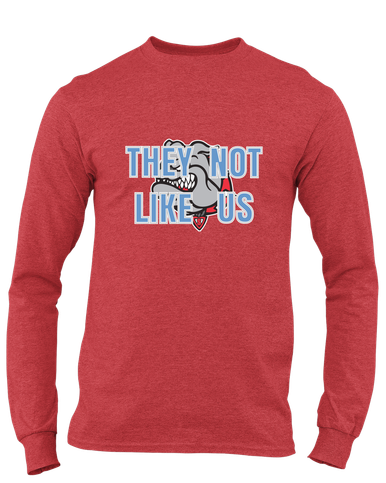 Socorro Bulldogs They Not Like Us #2 Men's LS T-Shirt