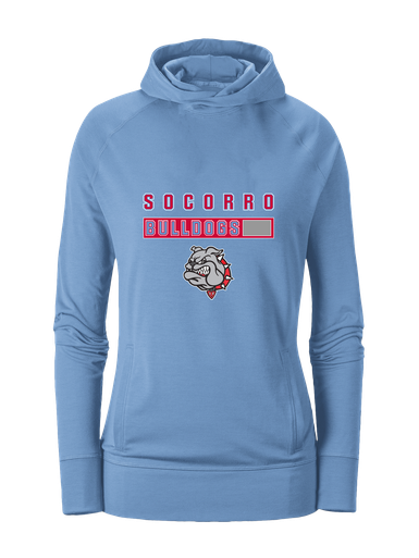 Socorro Bulldogs Mascot #7 Women's Hoodie
