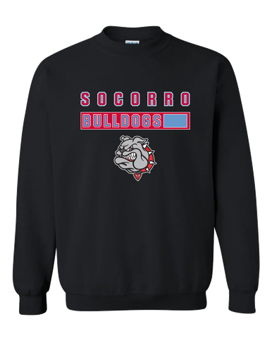 Socorro Bulldogs Mascot #7 Men's Sweatshirt