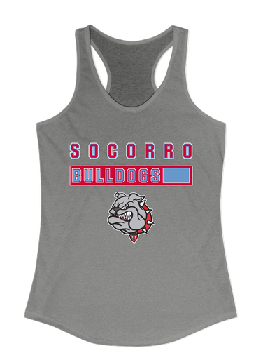 Socorro Bulldogs Mascot #7 Women's Tank Top