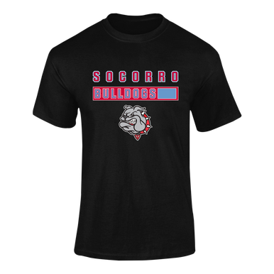 Socorro Bulldogs Mascot #7 Men's SS T-Shirt