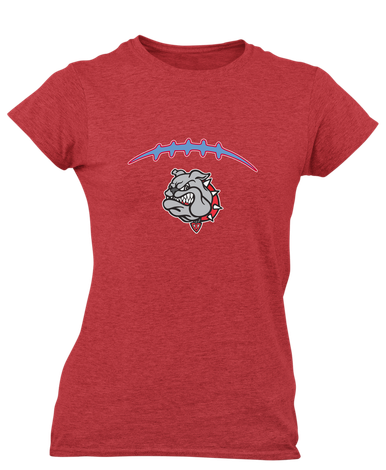 Socorro Bulldogs Football #2 Women's SS T-Shirt