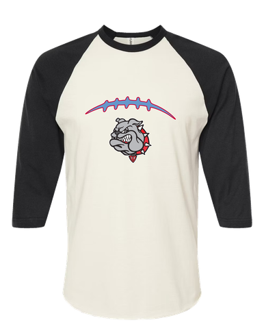 Socorro Bulldogs Football #2 Women's Baseball T-Shirt