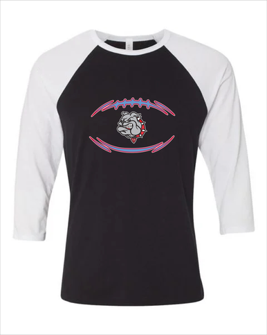 Socorro Bulldogs Football #3 Men's Baseball T-Shirt