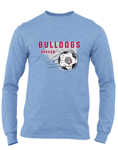 Socorro Bulldogs Soccer #2 Men's LS T-Shirt