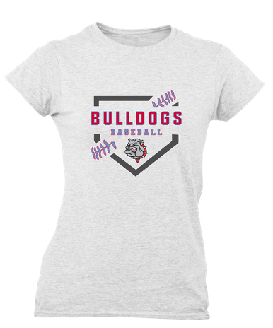 Socorro Bulldogs Baseball #2 Women's Premium SS T-Shirt