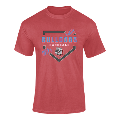 Socorro Bulldogs Baseball #2 Men's SS T-Shirt