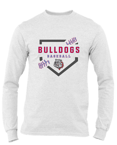 Socorro Bulldogs Baseball #2 Men's Premium LS T-Shirt