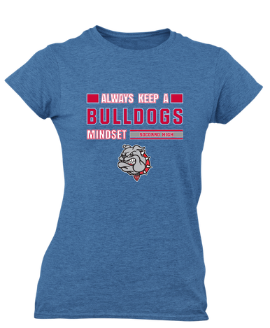 Socorro Bulldogs Mindset Women's Premium SS T-Shirt