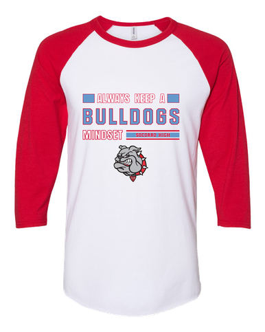 Socorro Bulldogs Mindset Men's Baseball T-Shirt