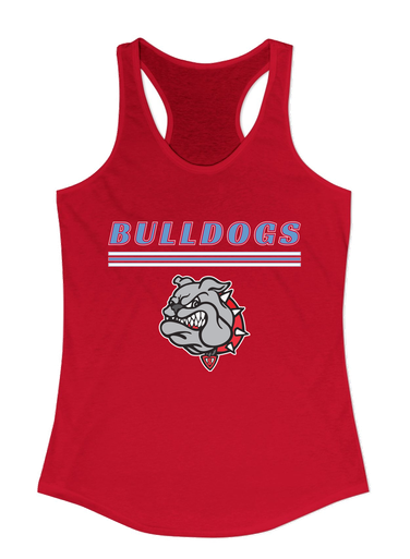 Socorro Bulldogs Mascot #8 Women's Tank Top
