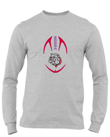 Socorro Bulldogs Football #4 Men's LS T-Shirt
