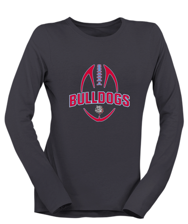 Socorro Bulldogs Football #5 Women's LS T-Shirt
