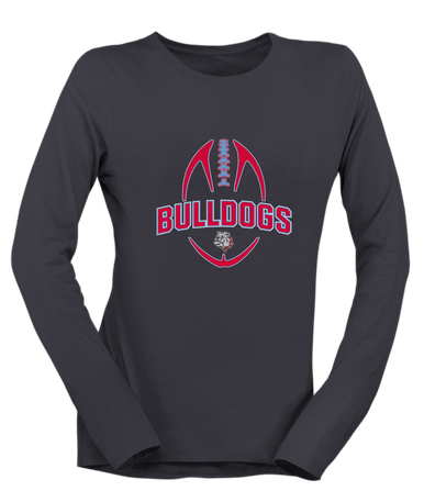 Socorro Bulldogs Football #5 Women's Premium LS T-Shirt