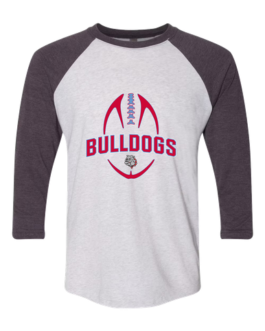 Socorro Bulldogs Football #5 Women's Baseball T-Shirt