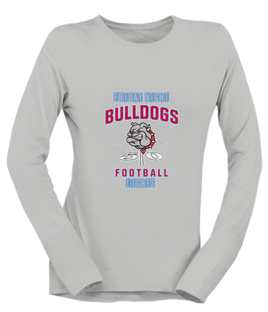 Socorro Bulldogs Football #6 Women's Premium LS T-Shirt