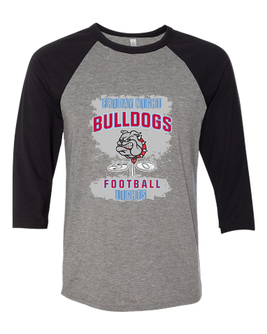 Socorro Bulldogs Football #6 Women's Baseball T-Shirt