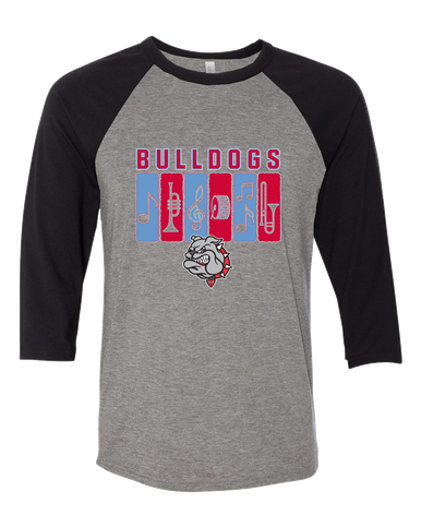 Socorro Bulldogs Band # 2 Women's Baseball T-Shirt