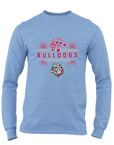 Socorro Bulldogs Band # 3 Men's LS T-Shirt
