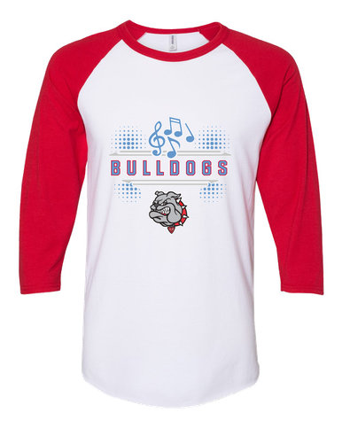 Socorro Bulldogs Band # 3 Men's Baseball T-Shirt