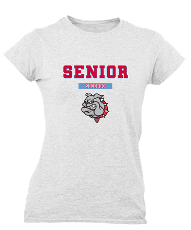 Socorro Bulldogs Senior #2 Women's Premium SS T-Shirt