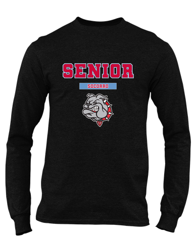 Socorro Bulldogs Senior #2 Men's Premium LS T-Shirt