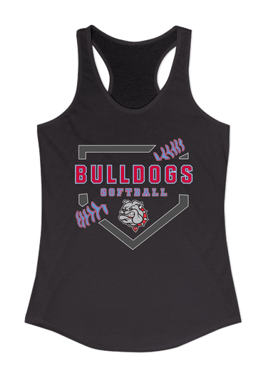 Socorro Bulldogs Softball #2 Women's Tank Top