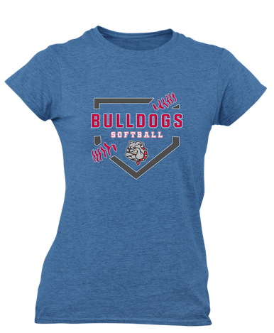 Socorro Bulldogs Softball #2 Women's Premium SS T-Shirt