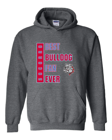 Socorro Bulldogs Best Bulldog Fan Men's Hoodie