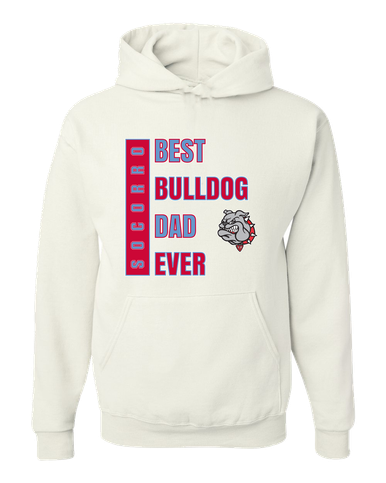 Socorro Bulldogs Best Bulldog Dad Men's Premium Hoodie