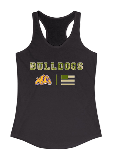 McAllen Bulldogs Camo Flag Women's Tank Top