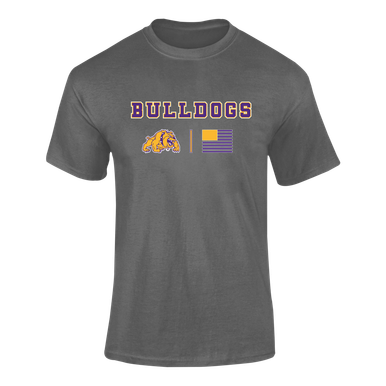 McAllen Bulldogs Team Colors Flag Men's SS T-Shirt