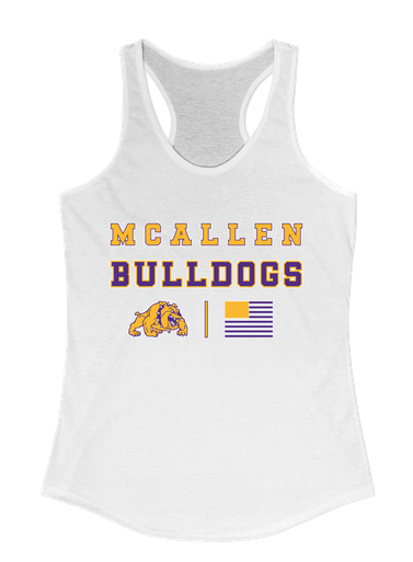 McAllen Bulldogs Spirit Flag Women's Tank Top