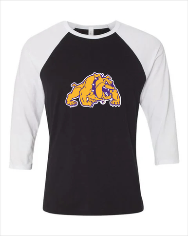 McAllen Bulldogs Mascot #1 Women's Baseball T-Shirt