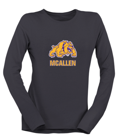 McAllen Bulldogs Mascot #2 Women's Premium LS T-Shirt